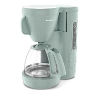 Cafetiere MOULINEX Morning Cafetiere filtre 1.25 L. Réservoir frontal. Porte-filtre pivotant. Systeme anti-gouttes. Maintien au chaud FG2M1310