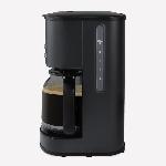 Cafetiere Cafetiere programmable - HKoeNIG - MG32 - 1.5 L (12 tasses) - 1000 W - Ecran LCD - Maintien au chaud - Noir et acier inoxydable