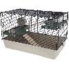 Cage Cage pour petits animaux - KERBL - FLAT NATURE - 80 x 45 x 53 cm - 3 étages