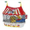 Cage FERPLAST Cage Pour hamster Circus Fun 49.5x34x42.5 cm - Rouge -