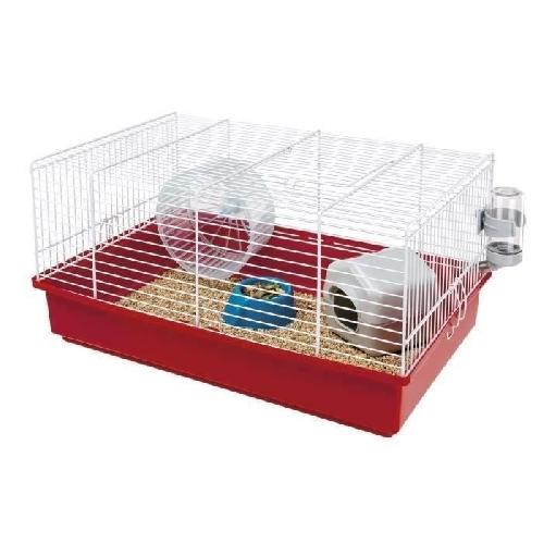 Cage Cage hamster - Une roue. une mangeoire. une maisonnette. un abreuvoir - FERPLAST