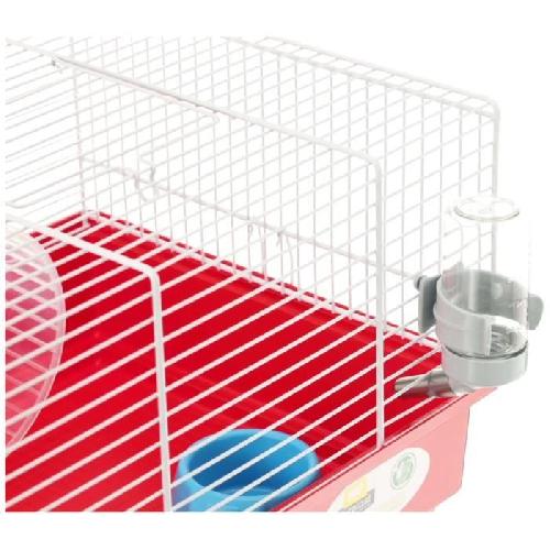 Cage Cage hamster - Une roue. une mangeoire. une maisonnette. un abreuvoir - FERPLAST