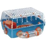 Cage ludique pour hamsters - FERPLAST - COMBI 1 - Plastique - Bleu - 40.5x29.5x22.5cm