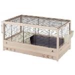 Cage pour cochons d'inde - FERPLAST - ARENA 80 - Bois de pin nordique - Normes FSC - 82 x 52 x 45.5 cm