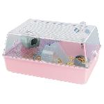 Cage Cage pour hamster 55 39 27 cm - Mini Duna Rose - FERPLAST