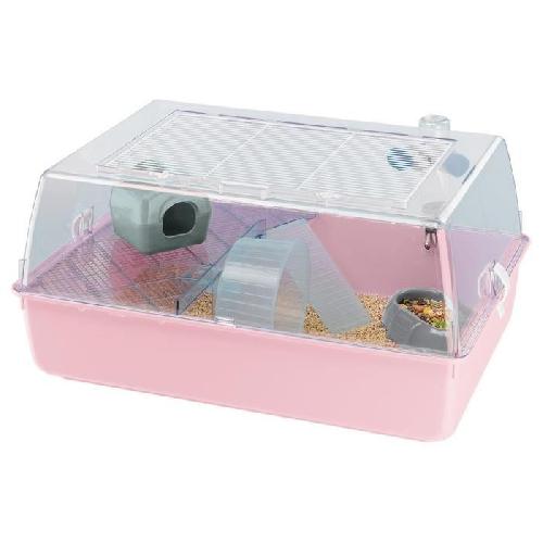 Cage Cage pour hamster 55 39 27 cm - Mini Duna Rose - FERPLAST