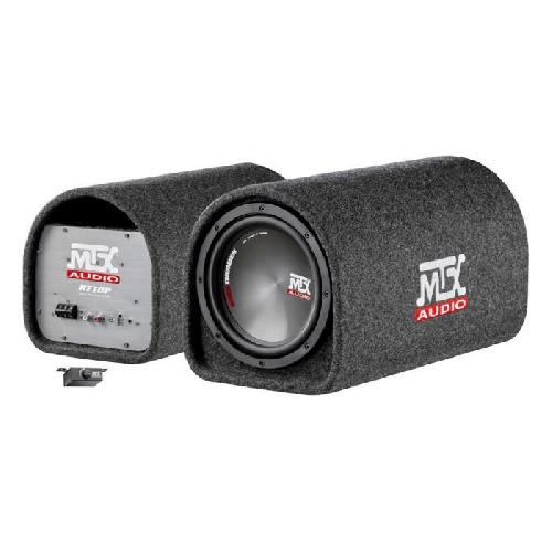 Caisson De Basse De Voiture - Subwoofer De Voiture Caisson tube actif avec subwoofer - MTX AUDIO - RTT8P - 20cm reflex et ampli Classe-D 120W RMS filtre actif et telecommande