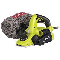 Cale A Poncer - Grattoir - Rabot - Racloir RYOBI - Rabot 600 W - largeur 82 mm - profondeur 1.5 mm - feuillure de 0-8 mm - Livré avec 2 fers réversibles - EPN6082CHG