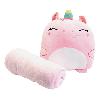 Cale Dos - Repose-tete Coussin et plaid licorne SD