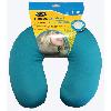 Cale Dos - Repose-tete Tour De Cou Happy Confort Microbille Bleu Turquoise. Oko-Tex - Sct bleu