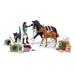 Figurine Miniature - Personnage Miniature Calendrier de l'Avent Horse Club. SCHLEICH 99092 Club. 24 super surprises pour les fans de chevaux