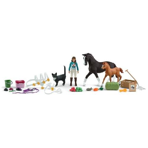 Figurine Miniature - Personnage Miniature Calendrier de l'Avent Horse Club. SCHLEICH 99092 Club. 24 super surprises pour les fans de chevaux