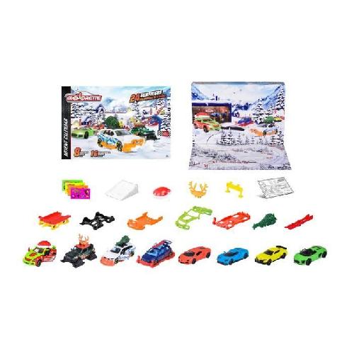 Calendrier De L'avent Calendrier de l'Avent Majorette - 24 surprises dont 8 véhicules die cast exclusifs - Des 3 ans