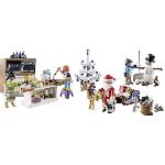 Univers Miniature - Habitation Miniature - Garage Miniature Calendrier de l'Avent PLAYMOBIL - Pâtisserie de Noël - 4 personnages et accessoires