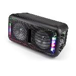 Enceinte - Haut-parleur Nomade - Portable - Mobile - Bluetooth CALIBER HPA502BTL Enceinte portable Bluetooth - Lampes LED multicolores - Batterie integree - Option Karaoke Sing-Along