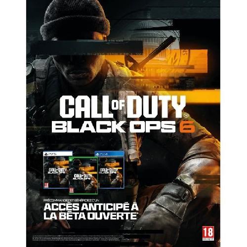Sortie Jeu Playstation 5 Call of Duty Black Ops 6 - Jeu PS5