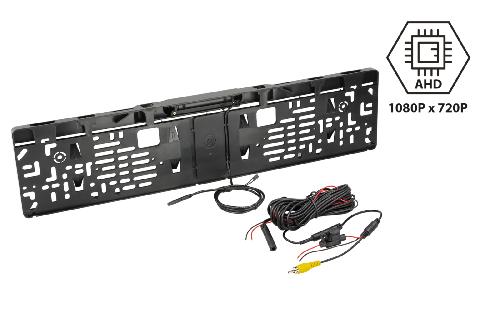 Radar Et Camera De Recul - Aide A La Conduite Camera de recul AHD avec support de plaque immatriculation universel pour l'UE
