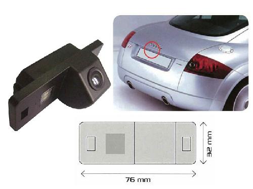 Radar Et Camera De Recul - Aide A La Conduite Camera de recul integree compatible avec eclairage de plaque compatible avec AUDI TT