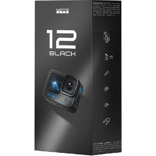 Camera Sport - Camera Frontale Camera de sport - GoPro - HERO 12 Black - 5K -UHD- - Stabilisation HyperSmooth - Etanche