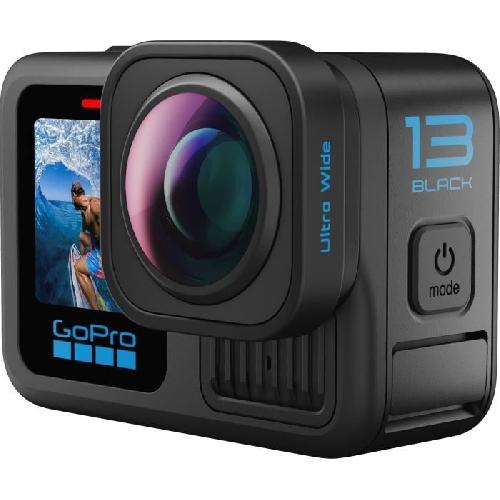 Camera Sport - Camera Frontale Camera de sport - GoPro - HERO 13 Black - Etanche - Video 5.3K60 - Compatible objectifs HB