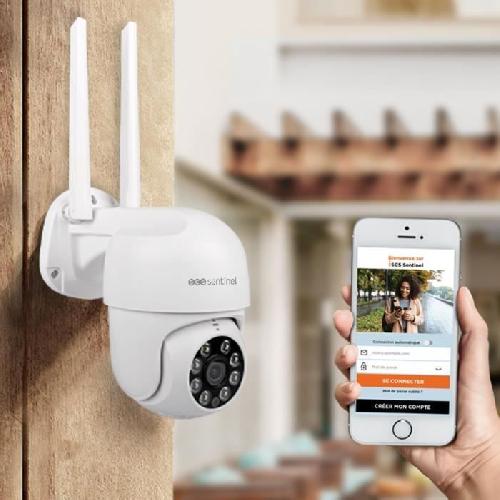 Kit Camera De Surveillance - Pack Videosurveillance Camera de surveillance rotative - SCS SENTINEL - SVI0069 - Exrerieur - Infrarouge