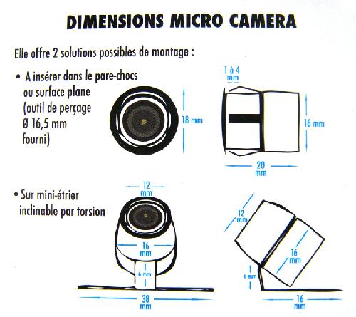 Radar Et Camera De Recul - Aide A La Conduite Camera sur plaque - RX32