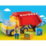 Univers Miniature - Habitation Miniature - Garage Miniature Camion benne PLAYMOBIL 1.2.3 - Jouet pour enfant de 18 mois et plus
