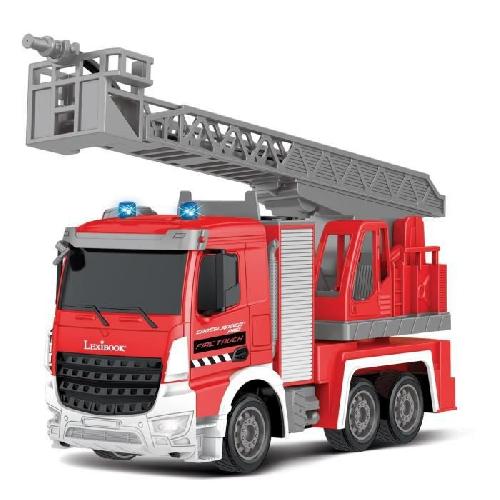 Vehicule Radiocommande Camion de pompiers telecommande LEXIBOOK CROSSLANDER PRO avec effets sonores et lumineux