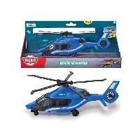 Camion Helicoptere Gendarmerie Airbus 23cm - Dickie - Roues Libres - Bleu - Mixte - Des 3 Ans