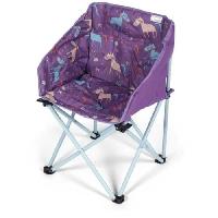 Camping - Camp De Base Fauteuil pliant - KAMPA - Mini Tub Chair Unicorns - Pour enfant - Mauve