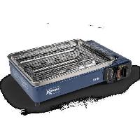 Camping - Camp De Base Gril Barbecue a cartouche gaz - KAMPA - Sizzle - Bleu