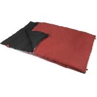 Camping - Camp De Base Sac de couchage - KAMPA - Lucerne 8 - 2 personnes - 2.25 m x 1.5 m - Rouge