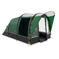 Camping - Camp De Base Tente de camping gonflable - KAMPA - Brean 3 AIR - 3 places - Vert et noir