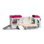 Univers Miniature - Habitation Miniature - Garage Miniature Camping-Car Equestre. schleich 42619 HORSE CLUB - coffret. 227 pieces. des 5 ans