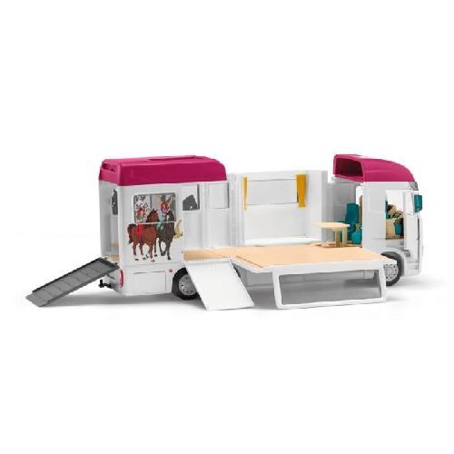 Univers Miniature - Habitation Miniature - Garage Miniature Camping-Car Equestre. schleich 42619 HORSE CLUB - coffret. 227 pieces. des 5 ans