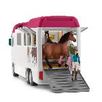 Univers Miniature - Habitation Miniature - Garage Miniature Camping-Car Equestre. schleich 42619 HORSE CLUB - coffret. 227 pieces. des 5 ans