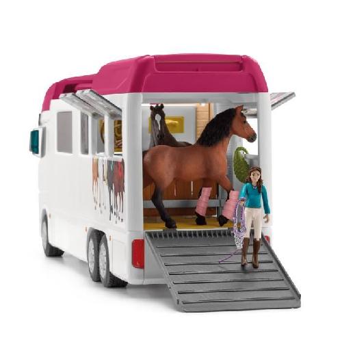 Univers Miniature - Habitation Miniature - Garage Miniature Camping-Car Equestre. schleich 42619 HORSE CLUB - coffret. 227 pieces. des 5 ans