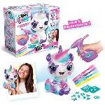 Canal Toys Peluche a personnaliser Licorne - Airbrush électrique avec pochoirs et feutres