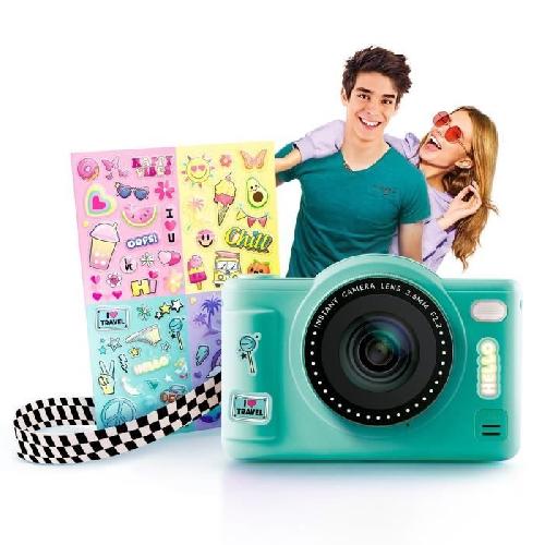 Appareil Photo Enfant Canal Toys - Photo Creator -Appareil Photo Numerique Pop Couleur Vert- Avec carte SD 8Go incluse - CLK 043