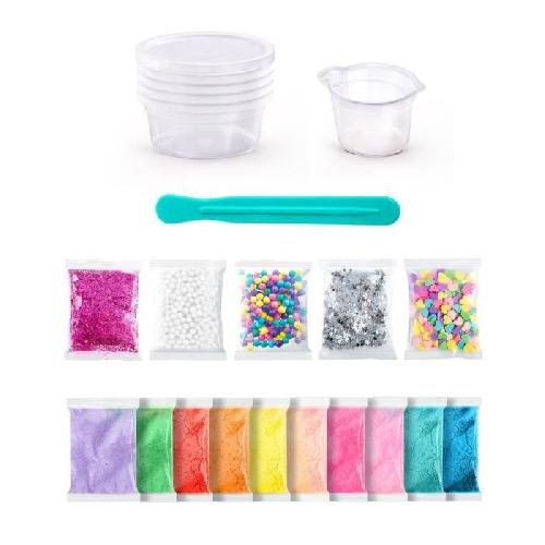 Jeu De Sable A Modeler CANAL TOYS - Slime - Mix'in Kit - Pack 10 Slimes pour Enfant de 6 ans et plus - Multicolore