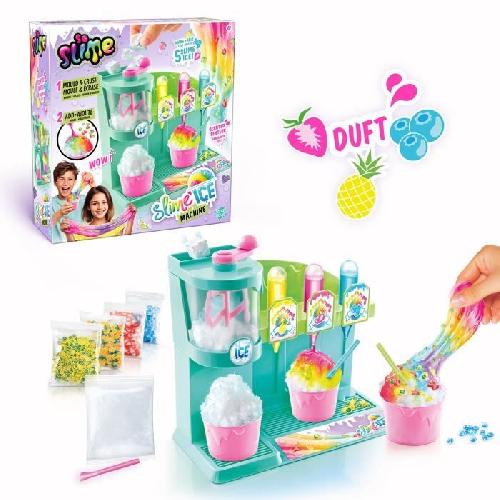 Jeu De Pate A Modeler Canal Toys - SO SLIME DIY - Slime Ice Machine- Avec 1 machine. 3 colorants parfumés. des accessoires et décorations - SSC 310