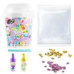 Jeu De Perle A Repasser - Jeu De Perle A Fixer Canal Toys - SO SLIME DIY - Slime Ice Mega Cup - Avec 2 colorants parfumés. 1 cuillere et des décorations - SSC 300