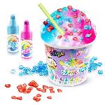 Jeu De Perle A Repasser - Jeu De Perle A Fixer Canal Toys - SO SLIME DIY - Slime Ice Mega Cup - Avec 2 colorants parfumés. 1 cuillere et des décorations - SSC 300