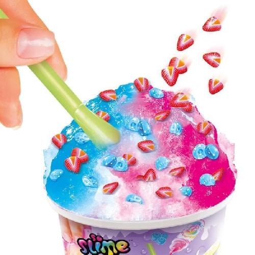 Jeu De Perle A Repasser - Jeu De Perle A Fixer Canal Toys - SO SLIME DIY - Slime Ice Mega Cup - Avec 2 colorants parfumés. 1 cuillere et des décorations - SSC 300