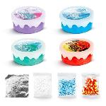 Jeu De Pate A Modeler Canal Toys - SO SLIME DIY - Xtra Sensation Multipack- Avec 4 slimes a sensations et décorations - SSC 308