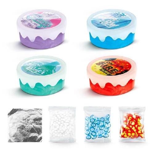 Jeu De Pate A Modeler Canal Toys - SO SLIME DIY - Xtra Sensation Multipack- Avec 4 slimes a sensations et décorations - SSC 308