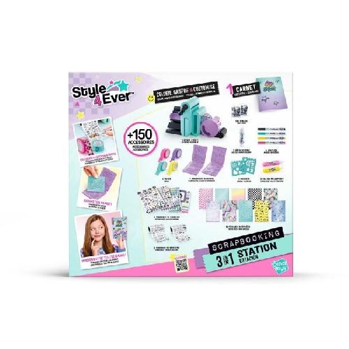 Jeu De Scrapbooking Canal Toys Studio de Scrapbooking 3 en 1 Style 4 Ever - Personnalise Carnets et Déco