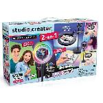 Accessoire De Jeu Multimedia Enfant Canal Toys - Studio Video 2-en-1 avec anneau lumineux LED multicolore. support double fonction- Studio Creator - INF027