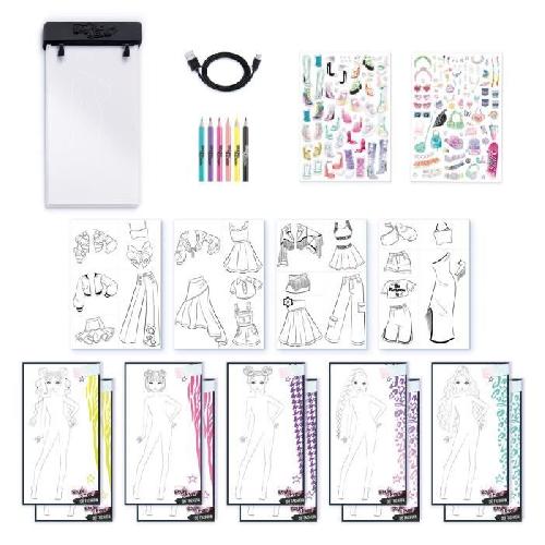 Jeu De Coloriage - Dessin - Pochoir Canal Toys - STYLE 4 EVER - Fashion designer Tablette lumineuse - OFG 320