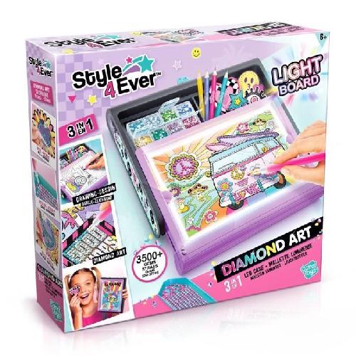 Jeu De Mosaique Canal Toys - Style For Ever - Diamant'Art Mallette Lumineuse - OFG 300